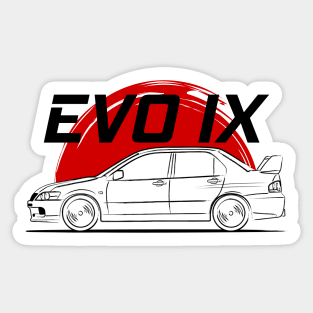 Lancer Evolution IX Racing EVO 9 Sticker